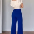 Pantalón Vestir Dama Moda Casual Elegante Con Cinto Pantalón Vestir Dama Moda Casual Elegante Con Cinto
