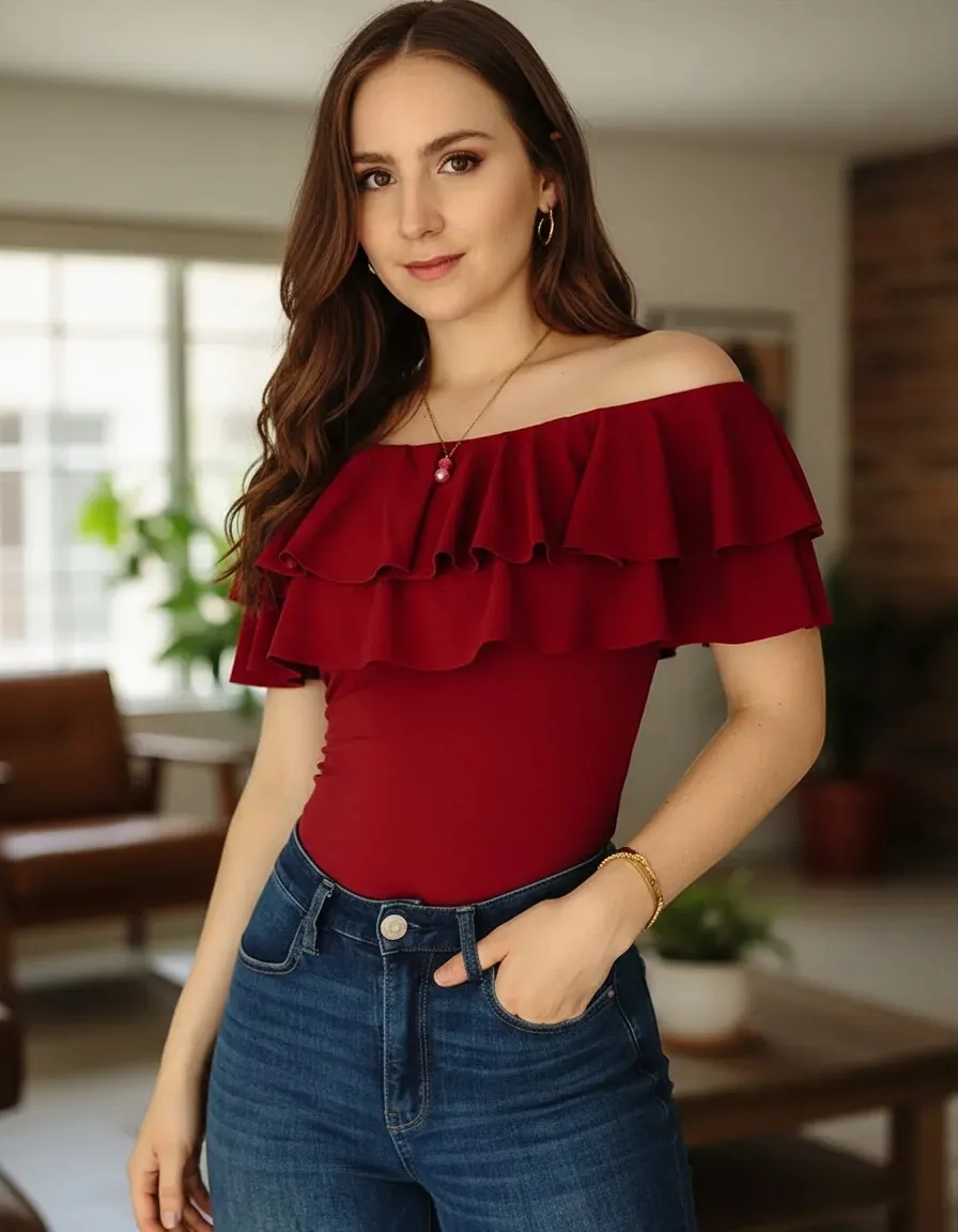 Blusa Body Olan, Juvenil Pantiblusa Stretch