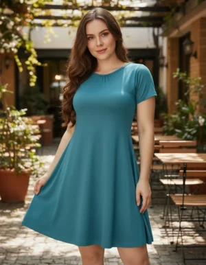 Vestido Corto Ligero Dama Moda Casual