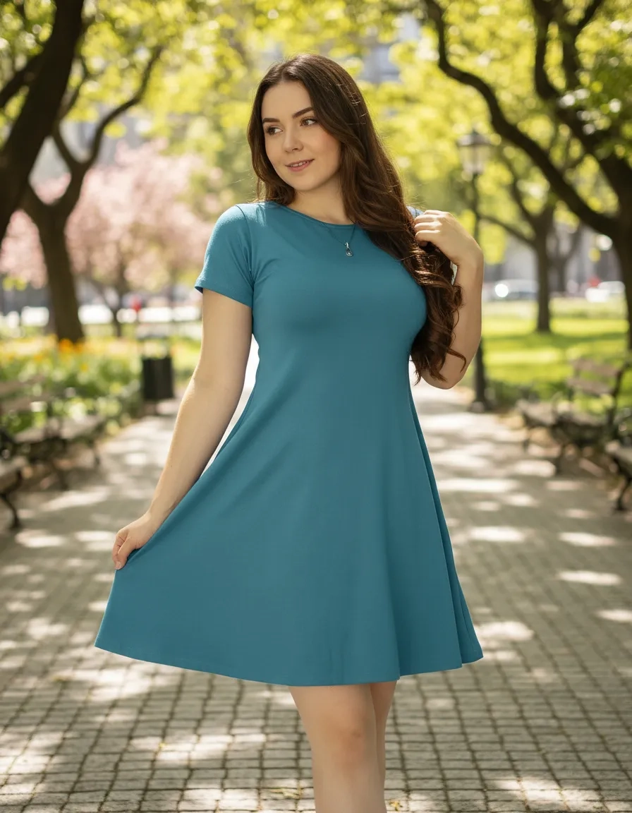 Vestido Corto Ligero Dama Moda Casual