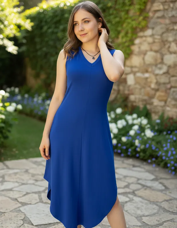 Vestido Largo Casual, Ligero De Moda Elegante