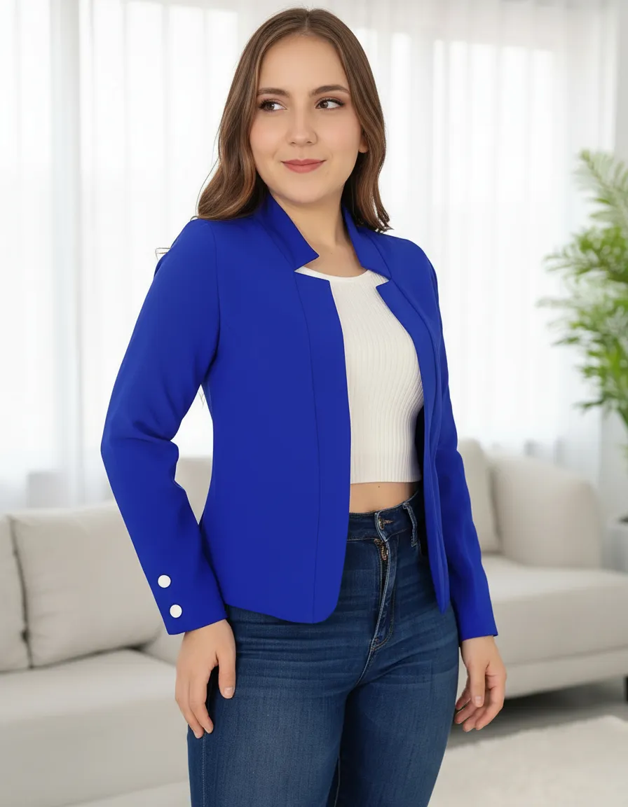 Saco Blazer Casual Elegante - Formal, Juvenil Y Moderno