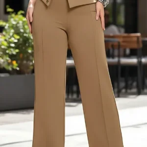 Pantalón Dama Vestir Casual Elegante Ajuste Cómodo Y Stretch