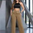 Pantalón Dama Vestir Casual Elegante Ajuste Cómodo Y Stretch